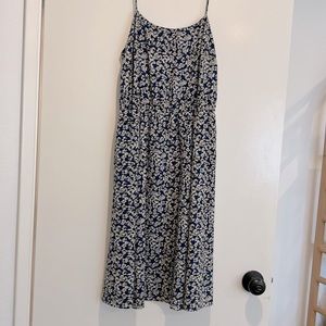 Jcrew Blue Floral Slip Dress Size 4